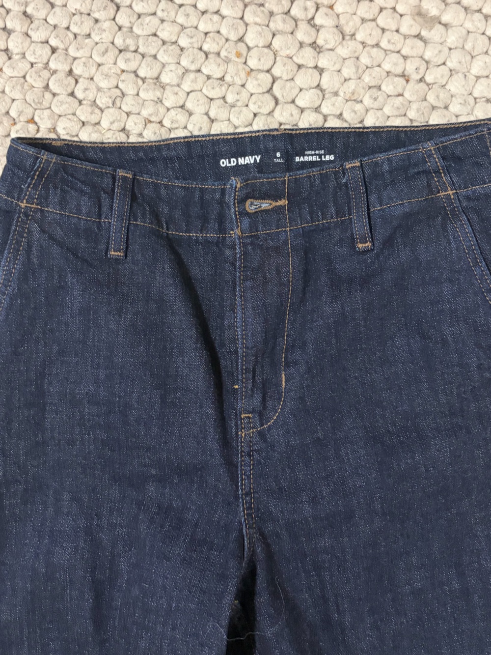 High Rise Barrel Leg Jeans - Picture 2 of 6